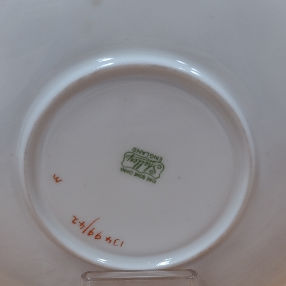 Vintage Shelley Cobalt Floral Tea Cup & Saucer